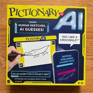 Mattel Games Pictionary Vs. AI Family Game for Kids and Adults - NIB